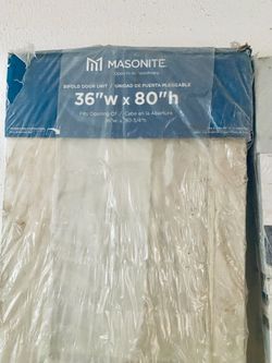 2 BIFOLD DOOR UNIT MASONITE BRAND  36 ×80