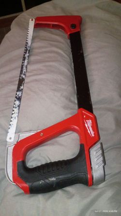 Milwaukee High Tension Hack Saw Tool 48-22-0050 Hand Saw Rubber Grip  EXCELLENT
