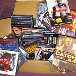 Box Of DVD & Blu-ray Movies (52)