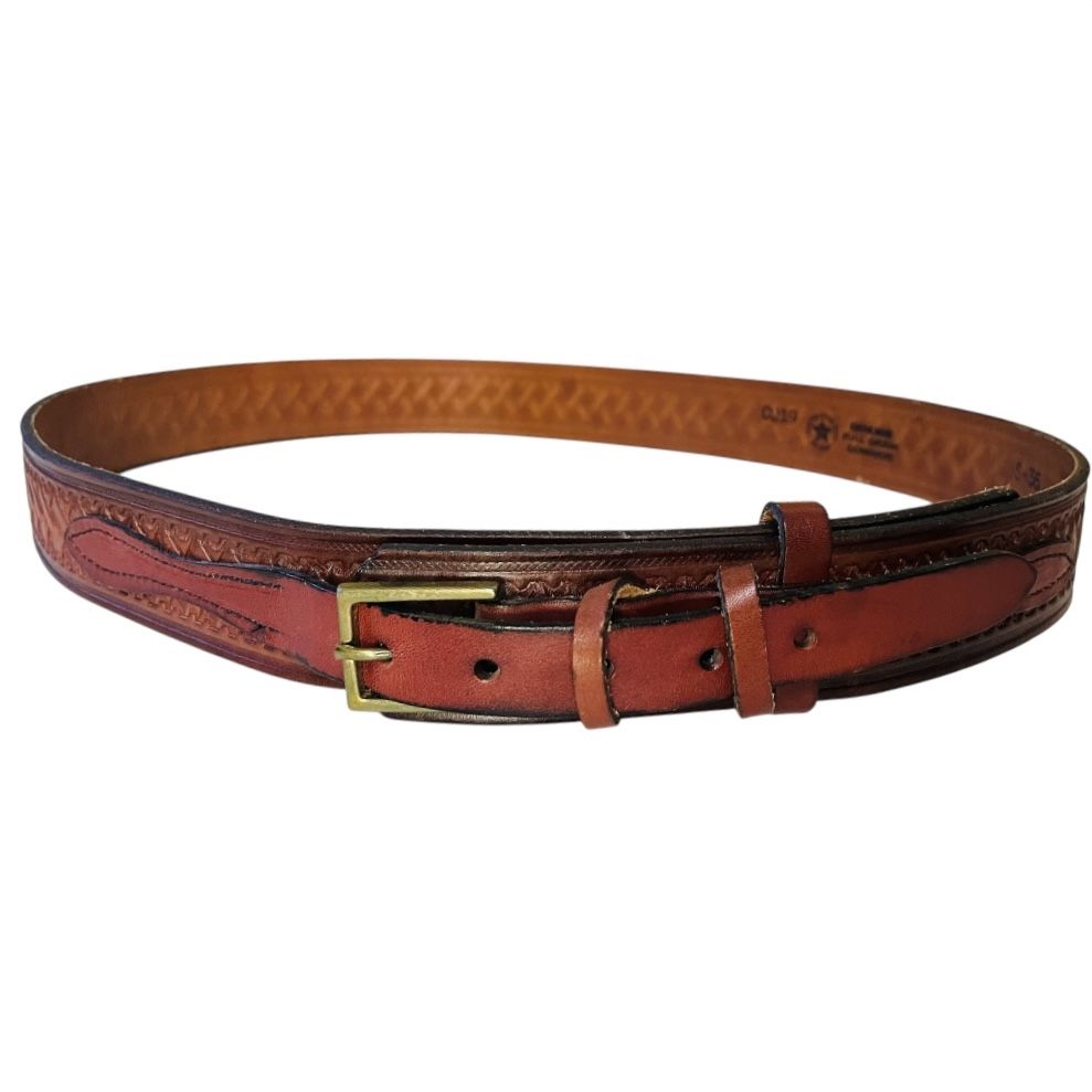 Genuine Full Grain Cowhide Belt Size 36” Made In USA, NEW!!