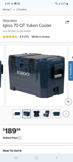 Igloo 70 QT Yukon Cooler $135