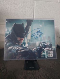Ben Affleck batman 8x10 autograph