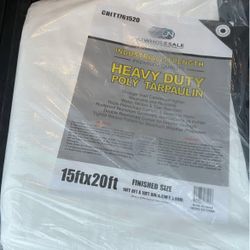 Large Good Quality White Tarps