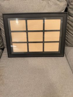 Black 9-Opening Collage Picture Frame