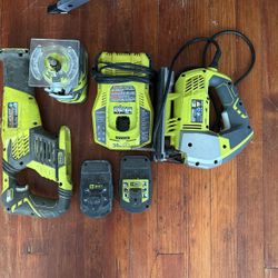 Ryobi Power Tools With Batteries 