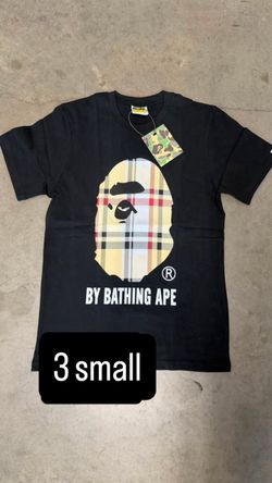 Black Burberry Bape shirts