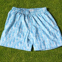 Dior Blue Swimming Trunks 