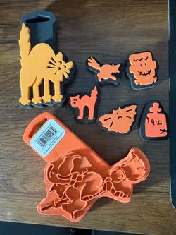 7pc Halloween Stamp set