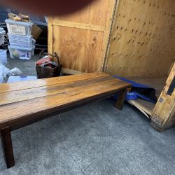 Handmade Coffee Table (extra Wide, Made From Old Barn Wood)