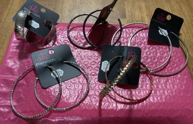 Paparazzi Jewelry Hoop Earrings Lot #3