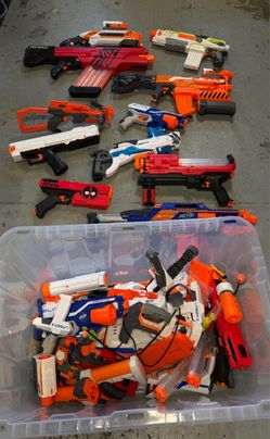 Nerf gun collection