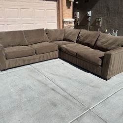 3-piece Crate&Barrel Sectional