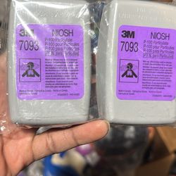 3M Particulate Filter 7093, P100/North 7580P100 