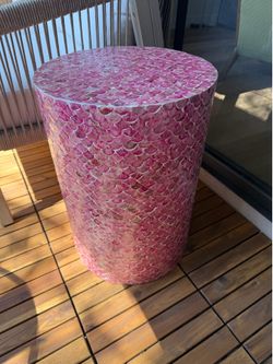 New Shell inlay side table