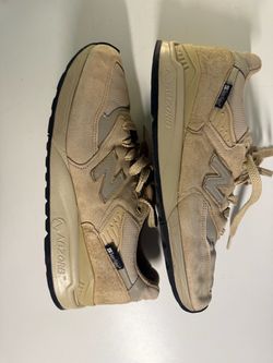 New Balance 998 Tan Suede Sneakers