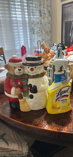 Christmas cookie jar