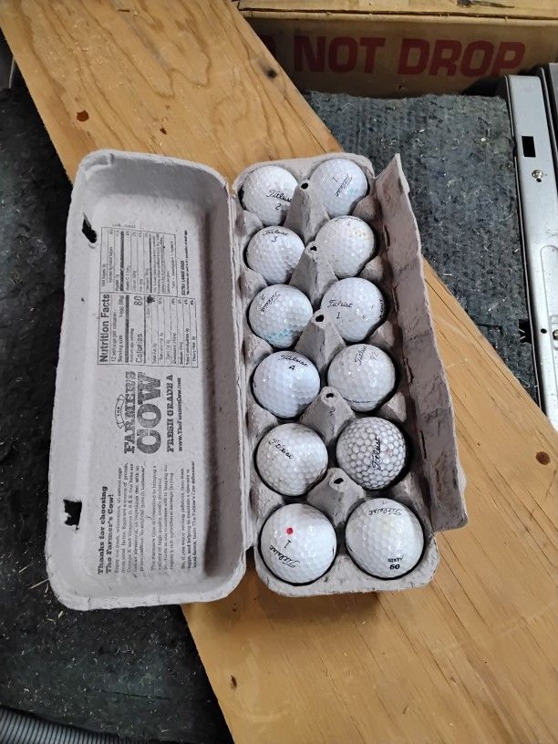 Used Titleist Golf balls