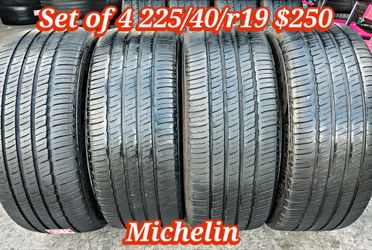 Set of 4 Michelin 225/40/r19 ‼️ free instalation and balance ‼️