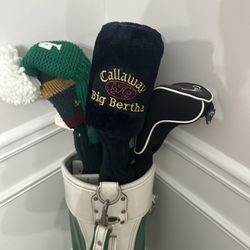 Golf Club Set + Vintage Bag