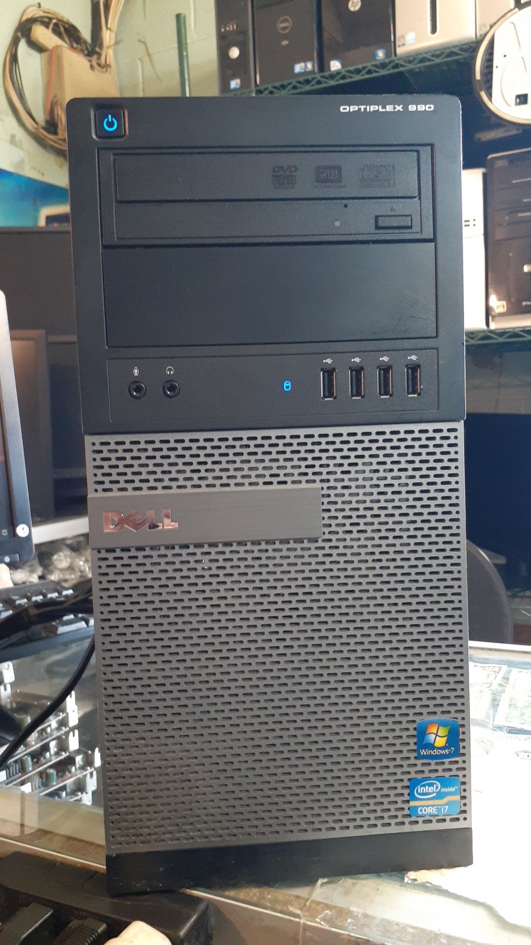 Dell optiplex 990 PC Intel core i7-2600 3.40ghz 8gb win 10 Adobe reader antivirus software office 2016 and much more $140 firm