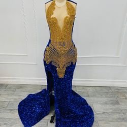 Prom Dress Royal Blue 