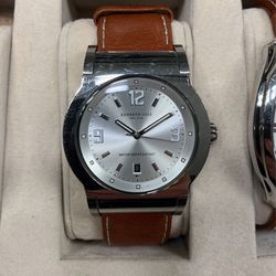 Men’s Kenneth Cole New York Watch Leather Band 