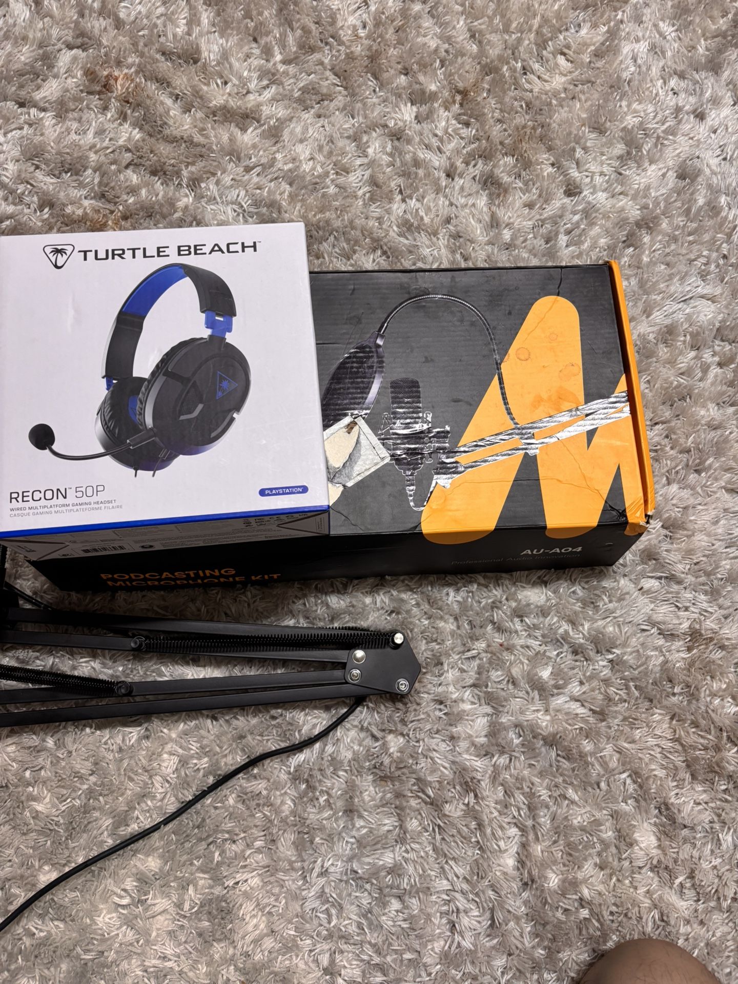 Gaming Headphones And Microphone