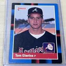 TOM GLAVINE DONRUSS 88’ BASEBALL CARD