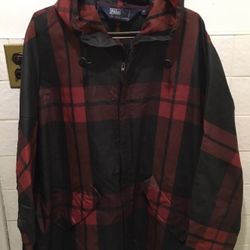 Polo Red Plaid Rain Jacket ( Limited Edition) 