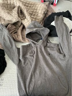 polo ralph lauren grey hoodie