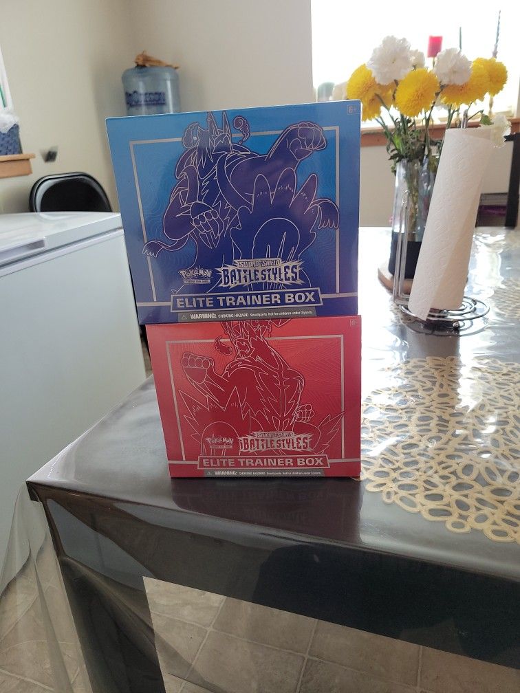 Pokemon Tranding Cards. Sword And Shield Battle Styles
