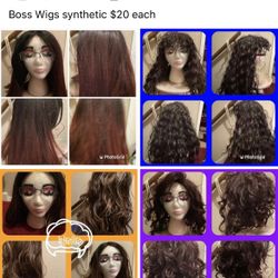 Hairwigs,Tracks, human,synthetic $20-45
