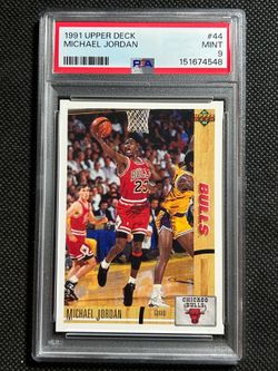 1991 Upper Deck Michael Jordan #44 PSA 9 MINT Chicago Bulls HOF