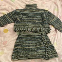Zara Knitted sweater and skirt