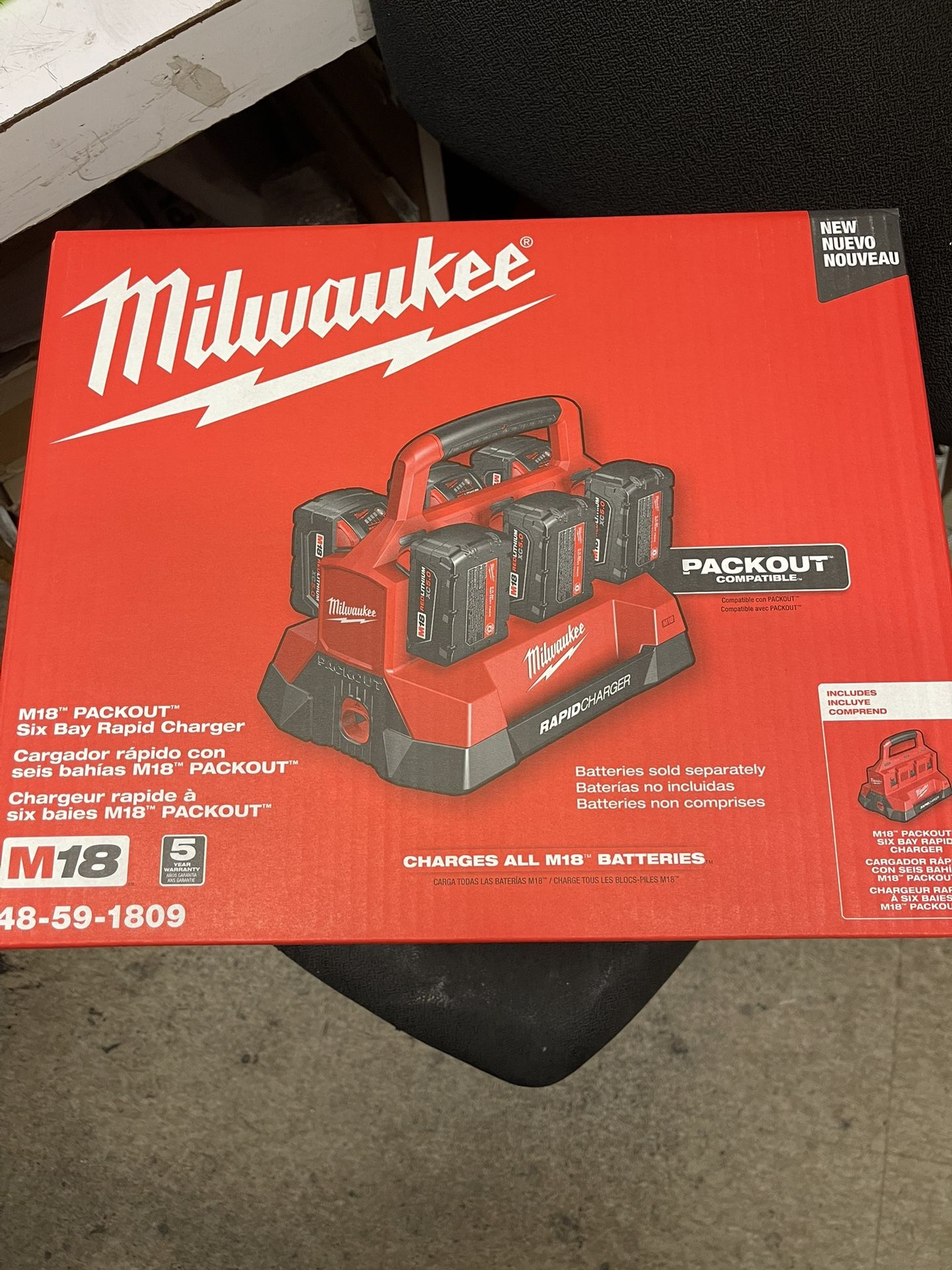 M18 Packout Rapid charger