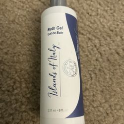 New Islands of Italy by Cali Cosmetics Bath Gel Peach Champagne Sealed 8 fl oz