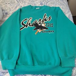 Vintage San Jose Sharks Sweatshirt Xl. $75. Pickup In Oakdale 