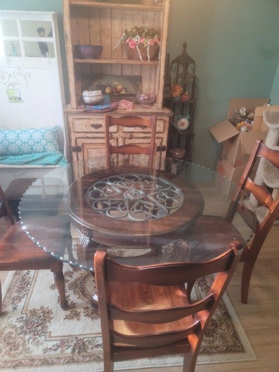Dining Table With 4 Chairs
