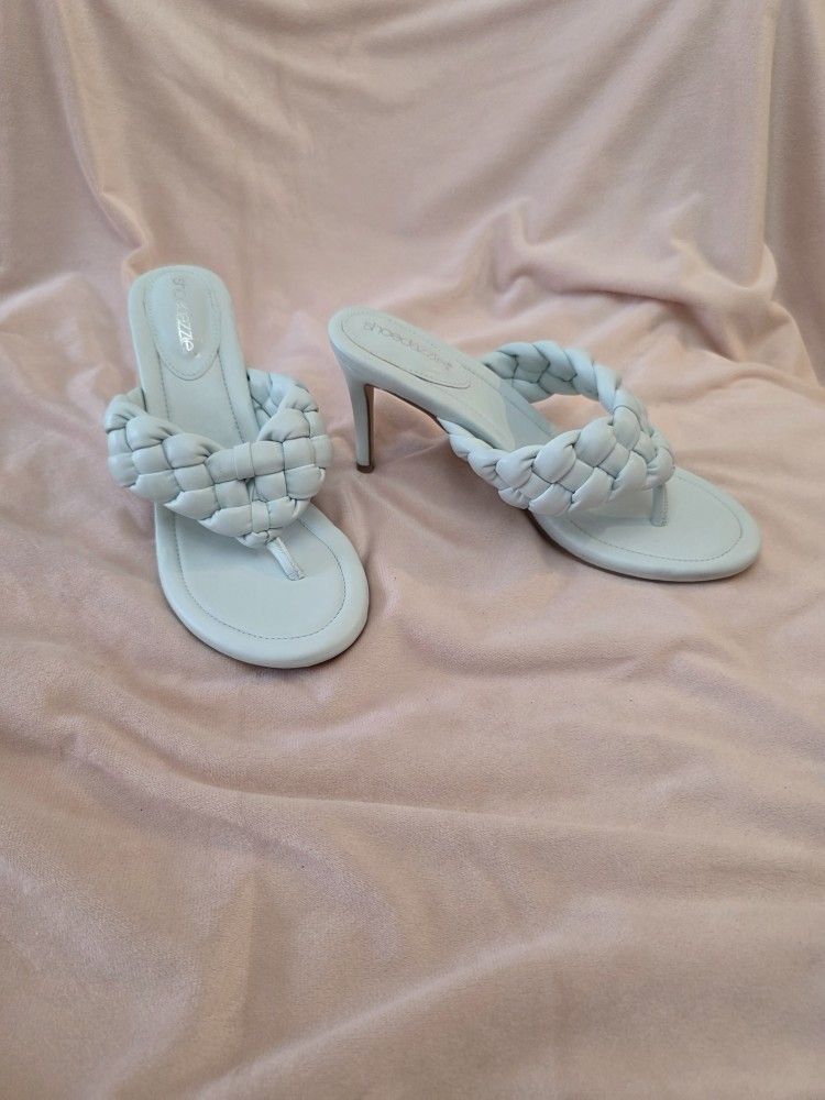 Tiffany Blue Heels Sandals