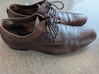 Zara Man perforated/textured casual dress shoe US 7