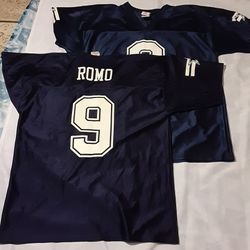 Tony Romo Dallas Cowboys NFL Jersey Lot 2 Adult L