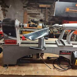 NOVA 14" Wood Lathe Complete With Tools And Many Accessories 