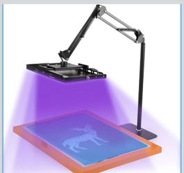 Caydo 100W LED Exposure Unit Screen Printing UV Light Adjustable Stand Timing UV