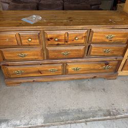 Sturdy dresser with mirror