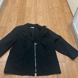 Black Blazer/raincoat Jacket
