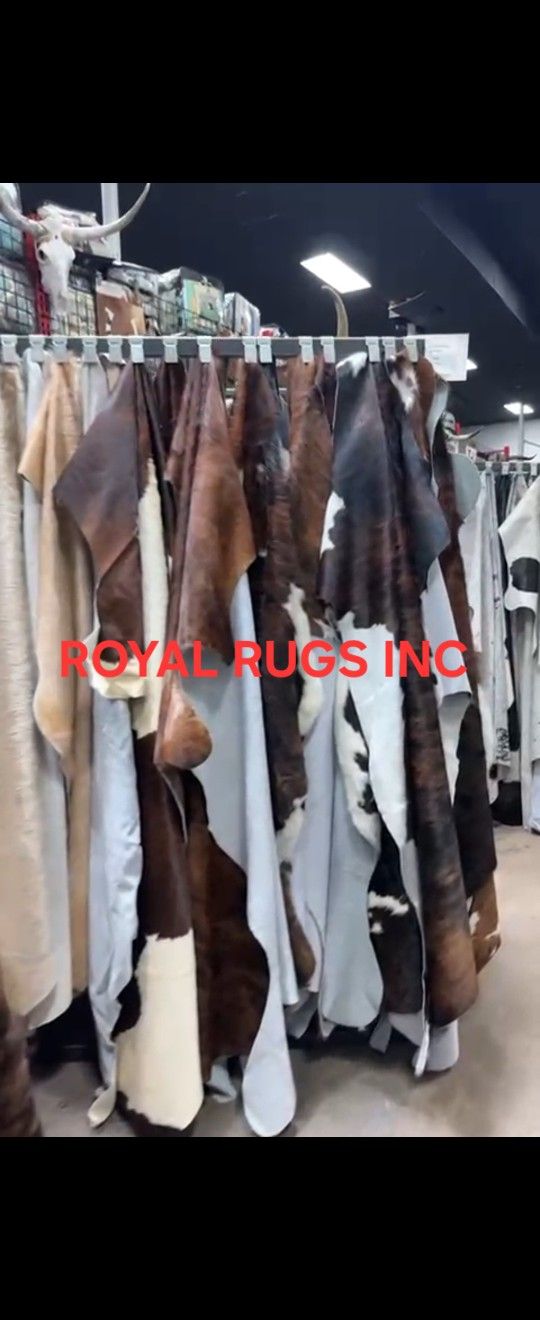 Rustic COWHIDE RUGS