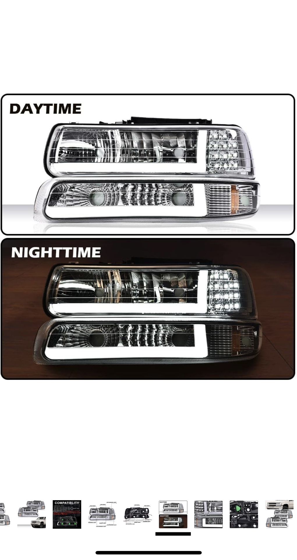 Chevy Silverado/Tahoe LED Headlights