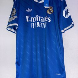 Real Madrid Blue Jersey Original