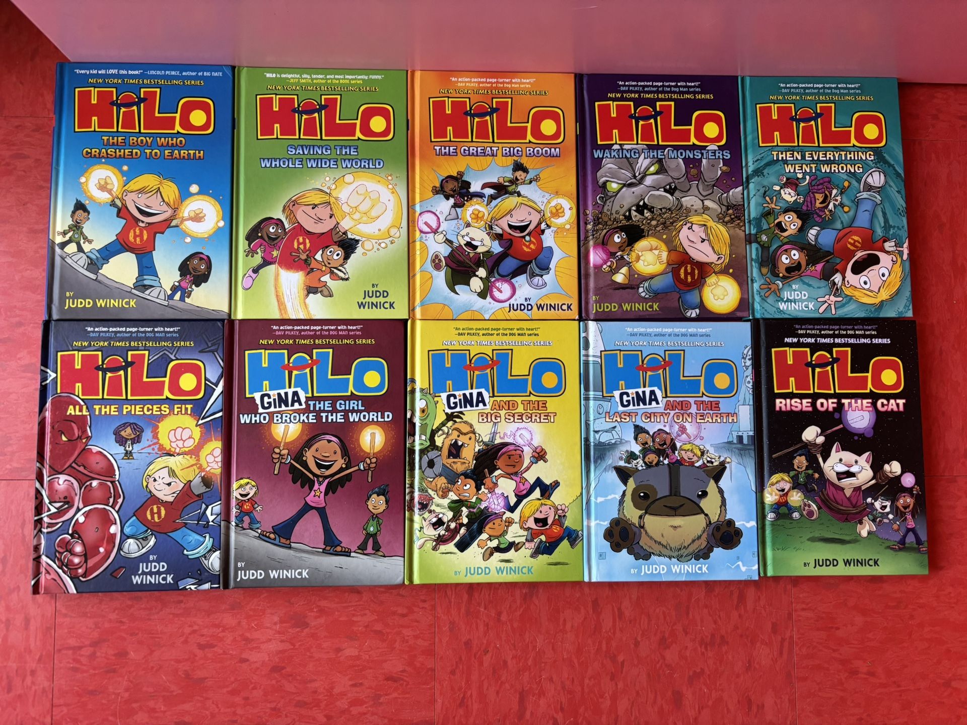 HILO Books Graphic Novel for Kids Full Set Books 1-10
