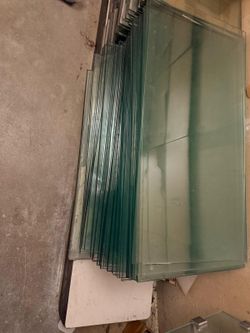 Glass shelves